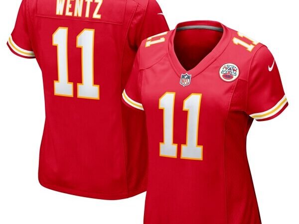 Carson Wentz Kansas City Chiefs Nike Women's  Game Jersey -  Red