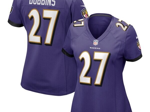 J.K. Dobbins Baltimore Ravens Nike Women's Game Jersey - Purple