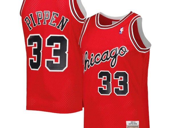 Scottie Pippen Chicago Bulls  Hardwood Classics 2003-04 Swingman Jersey - Red