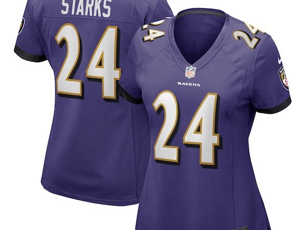 Malaki Starks Baltimore Ravens Nike Women's Team Game Jersey -  Purple