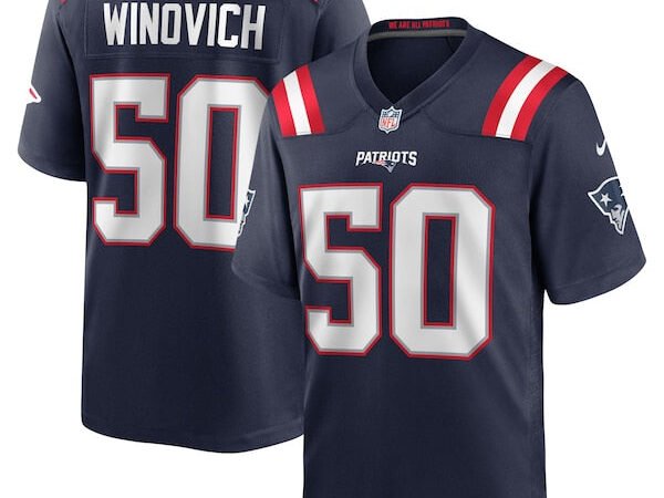 Chase Winovich New England Patriots Nike Game Player Jersey - Navy