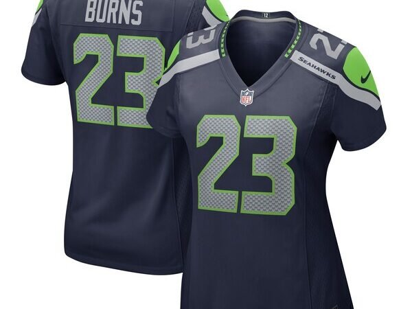 Artie Burns Seattle Seahawks Nike Women's  Game Jersey - College Navy