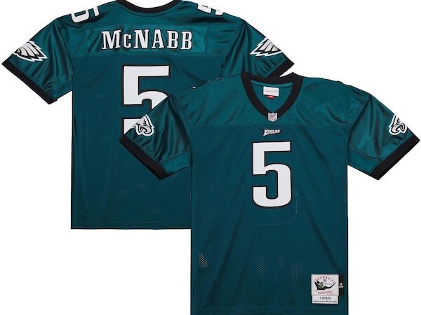 Donovan McNabb Philadelphia Eagles 1999  Authentic Throwback Retired Player Jersey - Midnight Green