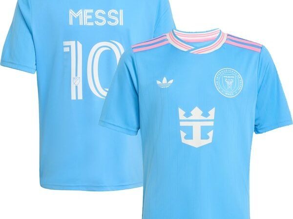 Lionel Messi Inter Miami CF adidas Originals Youth 2025 Third Replica Player Jersey - Blue