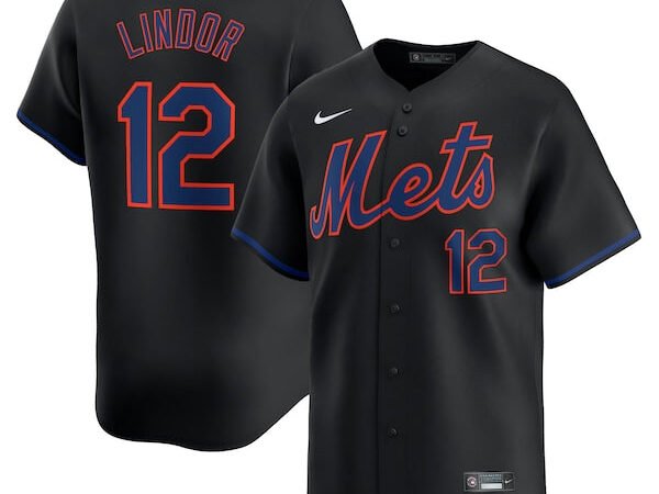 Francisco Lindor New York Mets Nike Alternate Limited Player Jersey – Black