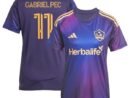 Gabriel Pec LA Galaxy adidas Women's 2025 RIZON Replica Player Jersey - Navy