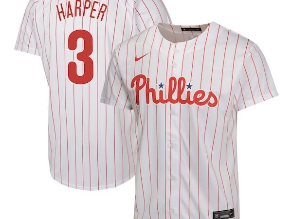 Bryce Harper Philadelphia Phillies Nike Youth Home Game Player Jersey - White