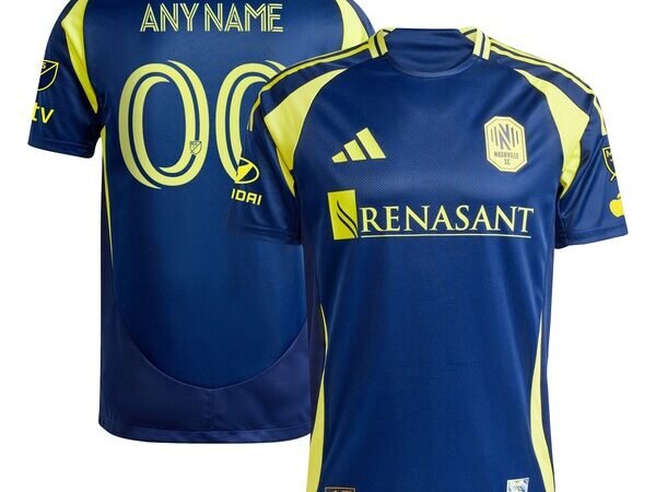 Nashville SC adidas 2025 The Heart Of Nashville Kit Authentic Custom Jersey - Navy