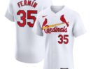 José Fermín St. Louis Cardinals Nike Home Elite Player Jersey - White
