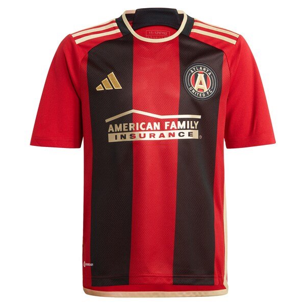 Atlanta United FC adidas Youth 2024 The 17s' Kit Replica Custom Jersey - Black