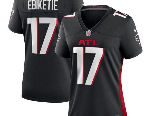Arnold Ebiketie Atlanta Falcons Nike Women's Team Game Jersey -  Black