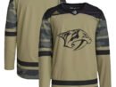 Nashville Predators adidas Military Appreciation Team Authentic Practice Jersey - Camo