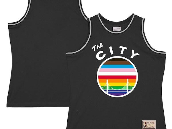 Golden State Warriors Hardwood Classic Pride Jersey - Black