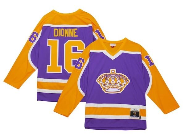Marcel Dionne Los Angeles Kings  1980/81 Blue Line Player Jersey - Purple