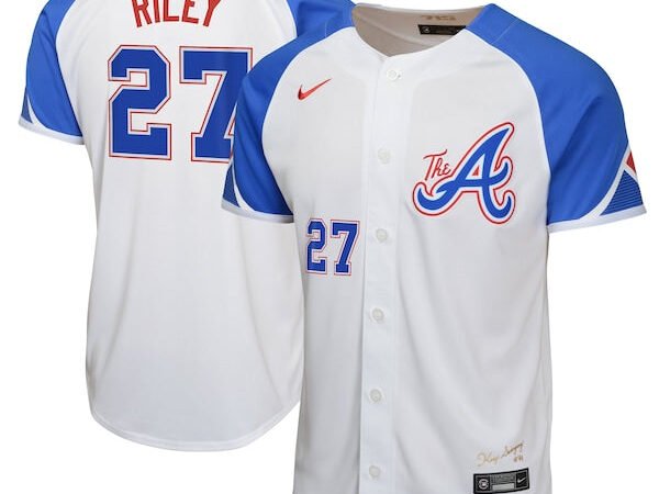 Austin Riley Atlanta Braves Nike Youth City Connect Limited Player Jersey - White