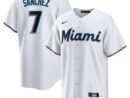 Jesús Sánchez Miami Marlins Nike Home  Replica Player Jersey - White