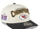 Kansas City Chiefs New Era Super Bowl LVIII Champions Locker Room Low Profile 9FIFTY Adjustable Hat - Cream/Black