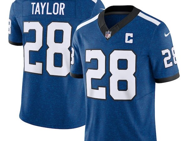 Jonathan Taylor Indianapolis Colts Nike Vapor F.U.S.E. Limited Jersey - Blue/Royal/White