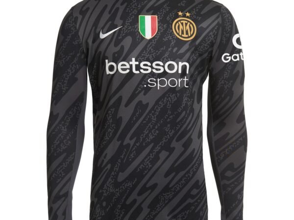 Inter Milan Nike 2024/25 Home Long Sleeve Goalkeeper Replica Jersey - Blue