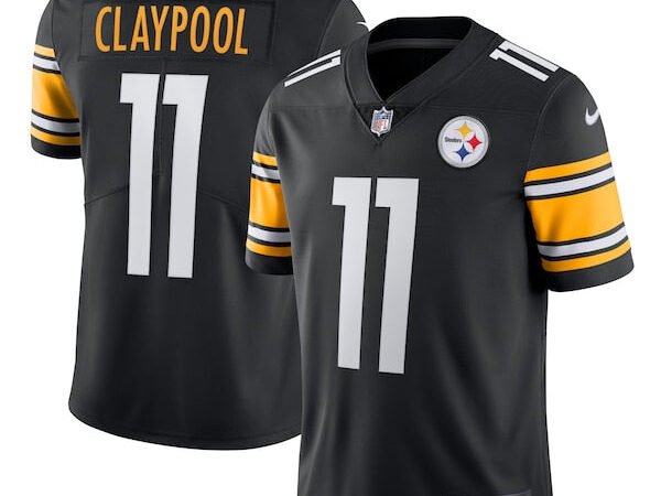 Chase Claypool Pittsburgh Steelers Nike Vapor Limited Player Jersey - Black