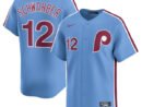 Kyle Schwarber Philadelphia Phillies Nike Alternate Limited Jersey - Light Blue/White