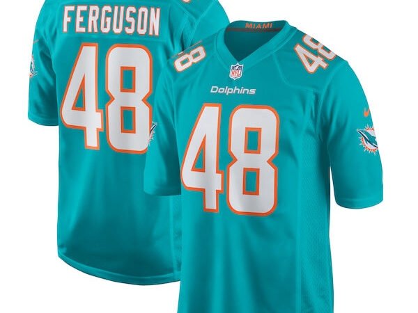 Blake Ferguson Miami Dolphins Nike  Game Jersey -  Aqua