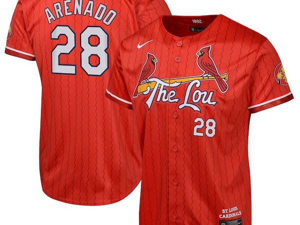 Nolan Arenado St. Louis Cardinals Nike Youth 2024 City Connect Limited Player Jersey - Red