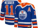 Mark Messier Edmonton Oilers Alternate Captain Patch 1986/87 Blue Line Player Jersey - Royal