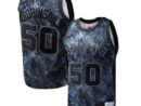 David Robinson San Antonio Spurs Hardwood Classics 1998/99 Tie-Dye Swingman Jersey - Black