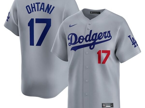 Shohei Ohtani Los Angeles Dodgers Nike Away Limited Player Jersey – Gray