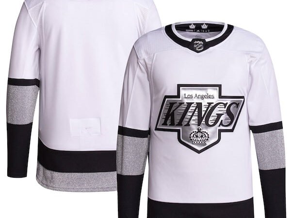 Los Angeles Kings adidas Men's 2021/22 Alternate Primegreen Authentic Jersey - White