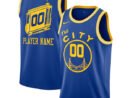 Golden State Warriors Nike 2020/21 Hardwood Classics Swingman Custom Jersey - Blue