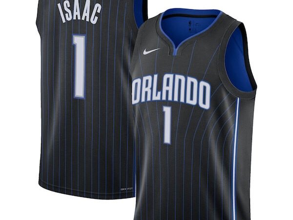 Jonathan Isaac Orlando Magic Nike Youth Swingman Jersey - Icon Edition - Black