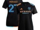 Maximiliano Moralez New York City FC adidas Women's 2024 24/7 Kit Replica Player Jersey - Black