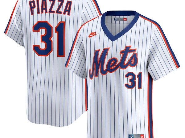 Mike Piazza New York Mets Nike Throwback Cooperstown Collection Limited Jersey - White