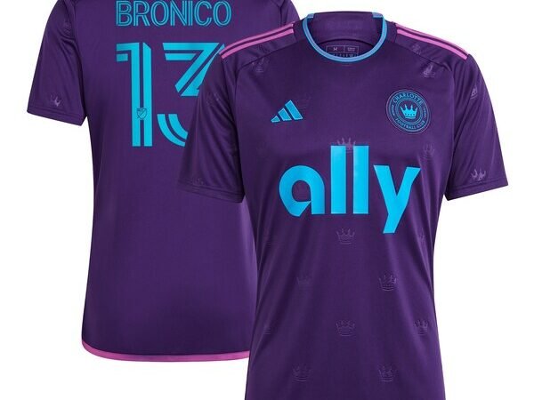 Brandt Bronico Charlotte FC adidas 2023 Crown Jewel Kit Replica Jersey - Purple