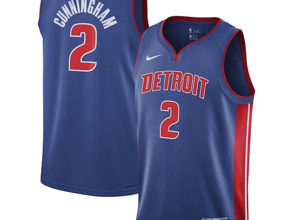 Cade Cunningham Detroit Pistons Nike Youth Swingman Jersey - Icon Edition - Blue