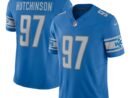Aidan Hutchinson Detroit Lions Nike Vapor F.U.S.E. Limited Jersey - Blue