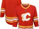 Calgary Flames Preschool Home Replica Blank Jersey - Red