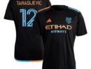 Strahinja Tanasijevic New York City FC adidas 2024 24/7 Kit Replica Player Jersey - Black