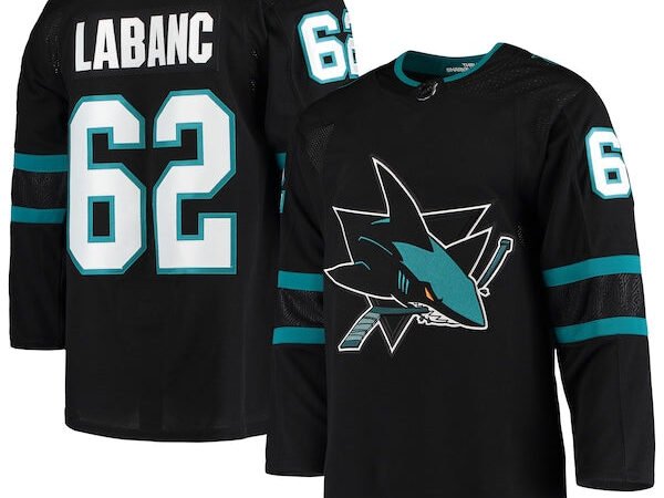 Kevin Labanc San Jose Sharks adidas Alternate Authentic Jersey - Black