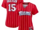 Brian Anderson Miami Marlins Nike Women's City Connect Replica Player Jersey - Red