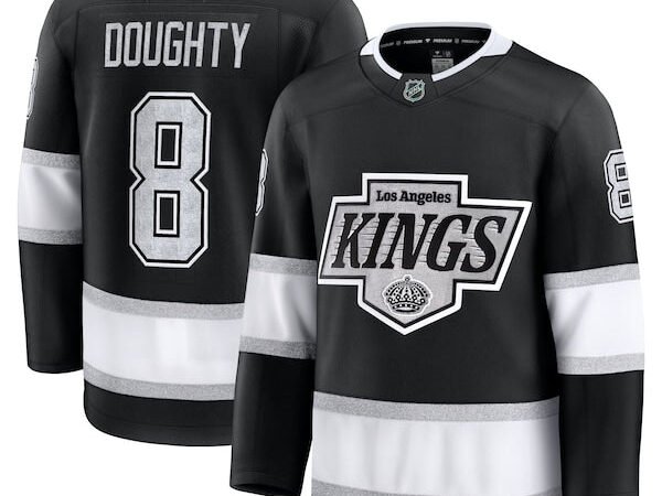 Drew Doughty Los Angeles Kings  Home Premium Jersey - Black