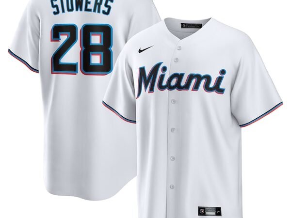 Kyle Stowers Miami Marlins Nike  Youth Home Replica Jersey - White