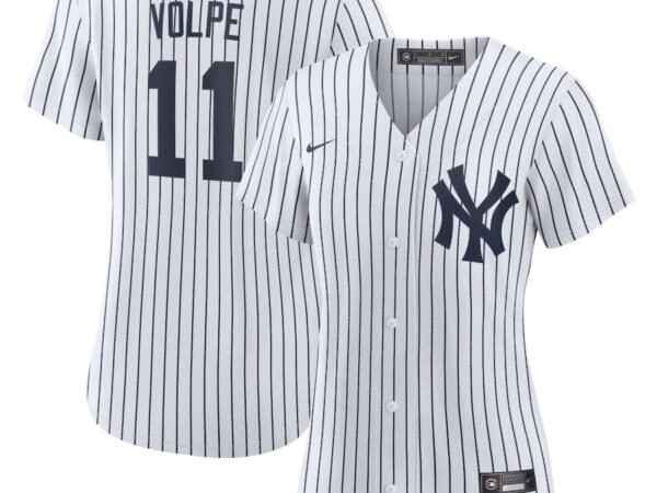 Anthony Volpe New York Yankees Nike Women's Home Replica Player Jersey - White