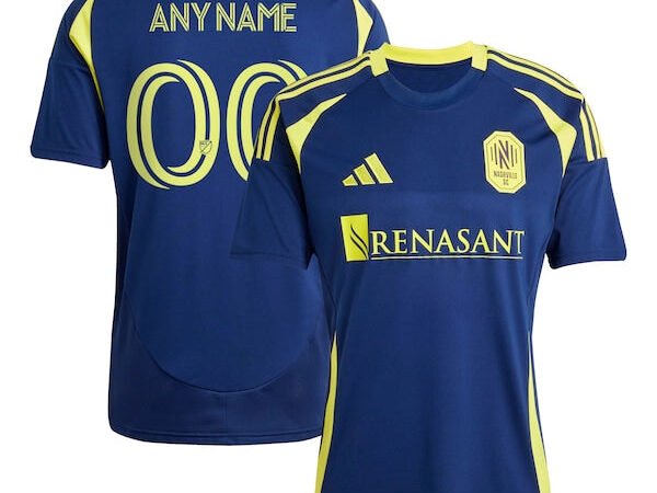 Nashville SC adidas 2025 The Heart of Nashville Kit Replica Custom Jersey - Navy
