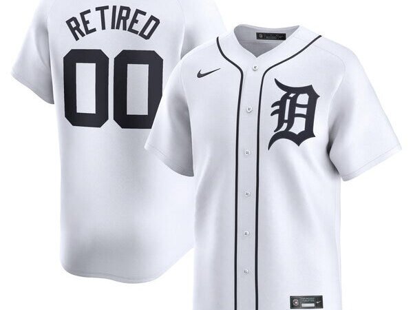 Detroit Tigers Nike Home Limited Pick-A-Player Retired Roster Jersey - White