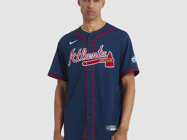 Austin Riley Atlanta Braves Nike 2025 MLB Speedway Classic Alternate Limited Player Jersey - Navy