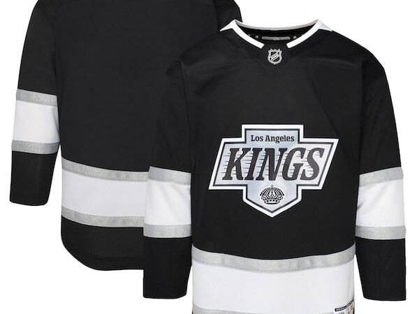 Los Angeles Kings Youth Home Premier Jersey - Black