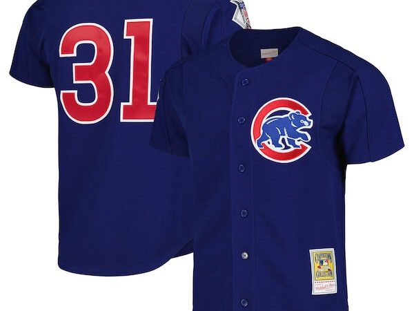 Greg Maddux Chicago Cubs Cooperstown Collection 2005 Batting Practice Jersey - Royal
